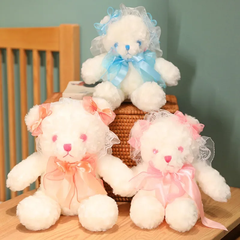 

30CM Bear Plush Toy Cute Stuffed Animal Doll Teddy Bear Plushie Pillow Dolls Birthday Christmas Wedding Gifts Adults Children