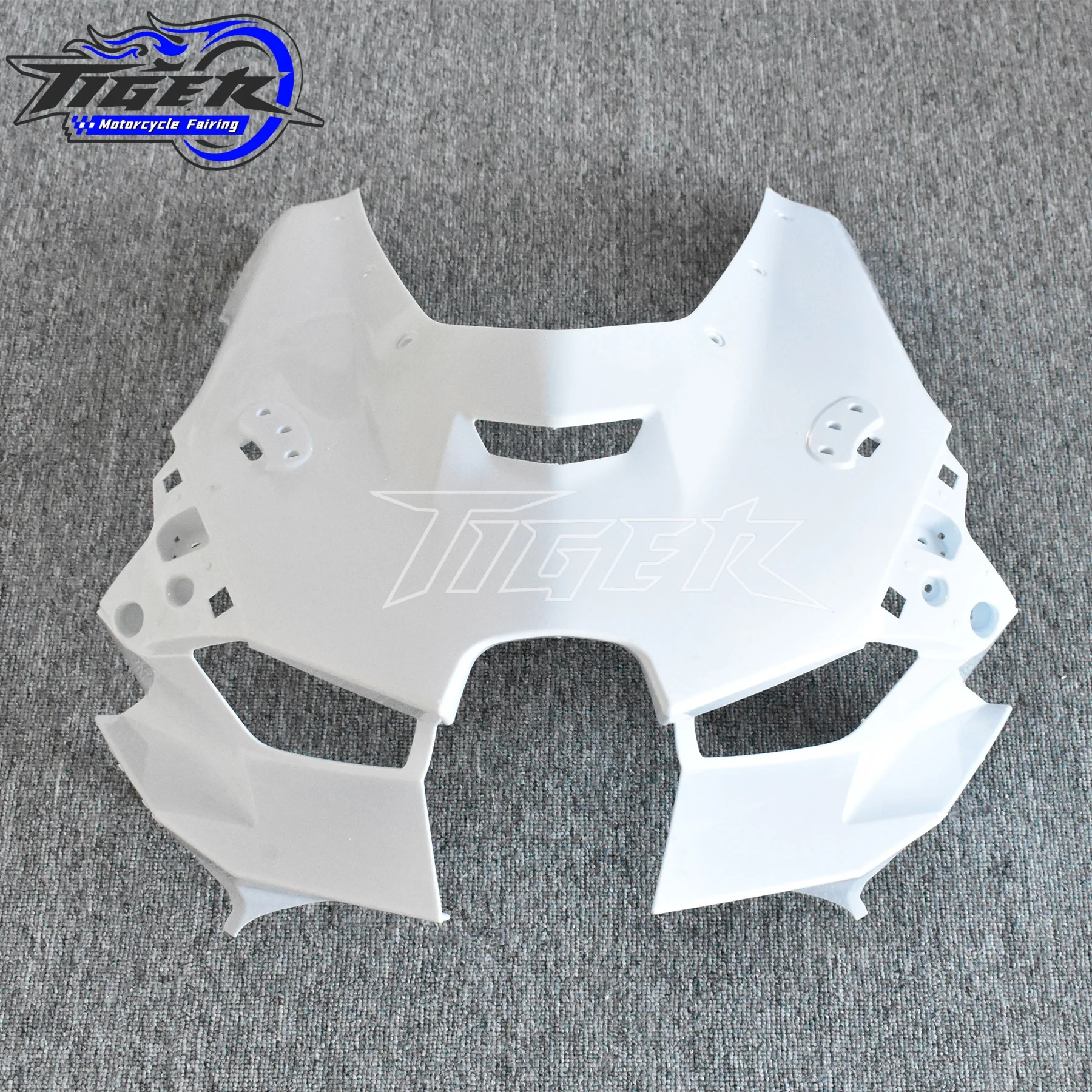 

Injection ABS headlamp cover For Kawasaki ZX10R ZX10RR ZX-10R 2021-2024 Front headlight cover