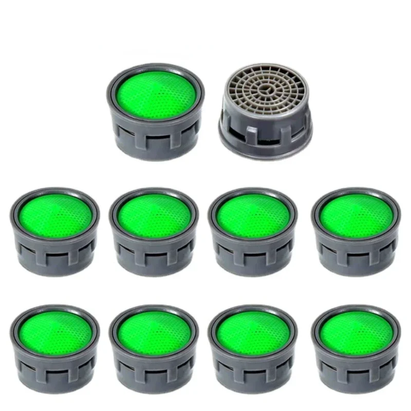 10PCS Plastic Faucet Aerator Filter Set - Tap Insert Replacement Nozzle with Flow Restrictor for Basin Faucets