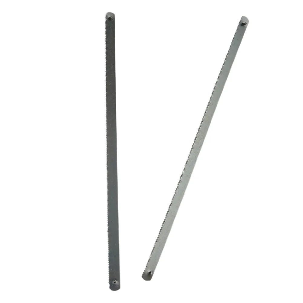 Reliable 10Pcs Hacksaw Blade, Perfect for Quick and Clean Cuts on Wood and Plastic Objects, Pinned Ends for Easy Use
