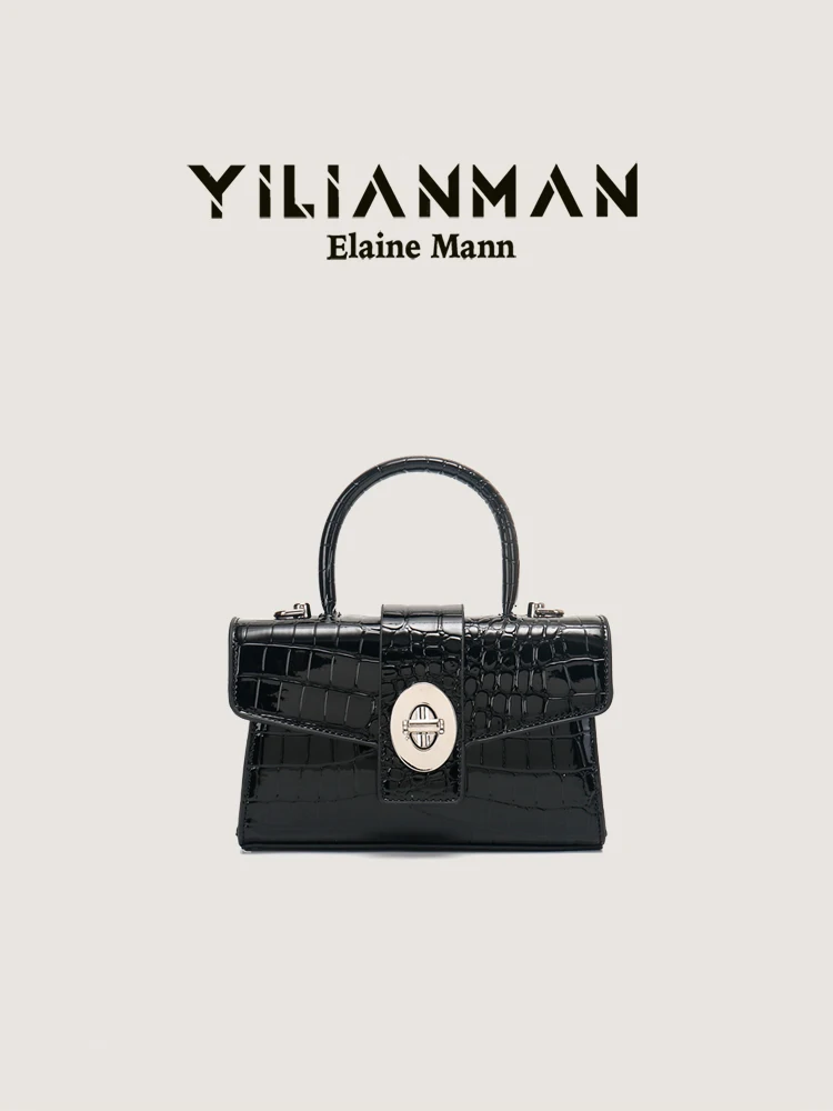

Elegant Crocodile Pattern Handbag Original Design Fashionable Shoulder Crossbody Bag for Women by Ilaman Women's Bag Brand