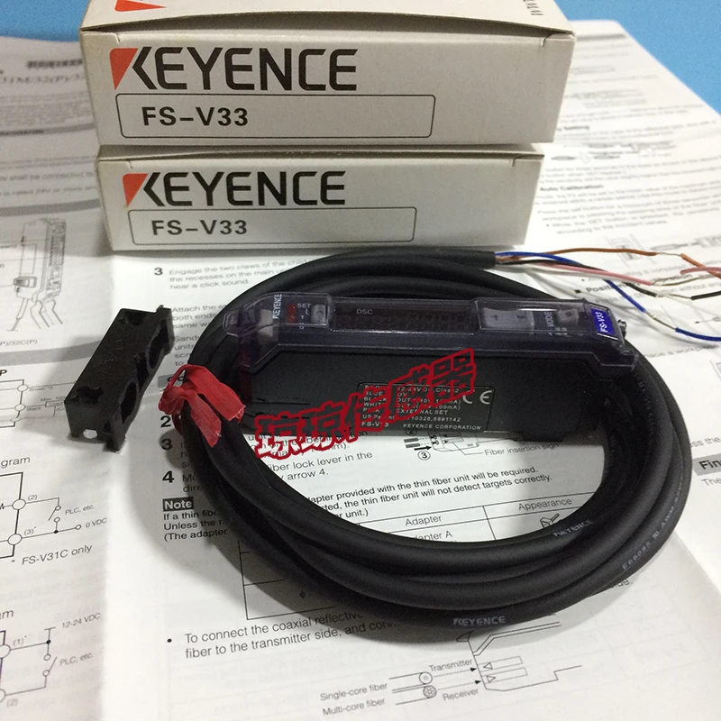 

FS-V33 Japanese Genuine KEYENCE FS-V34/V34P/V33P/V33CP Digital Display Fiber Amplifier