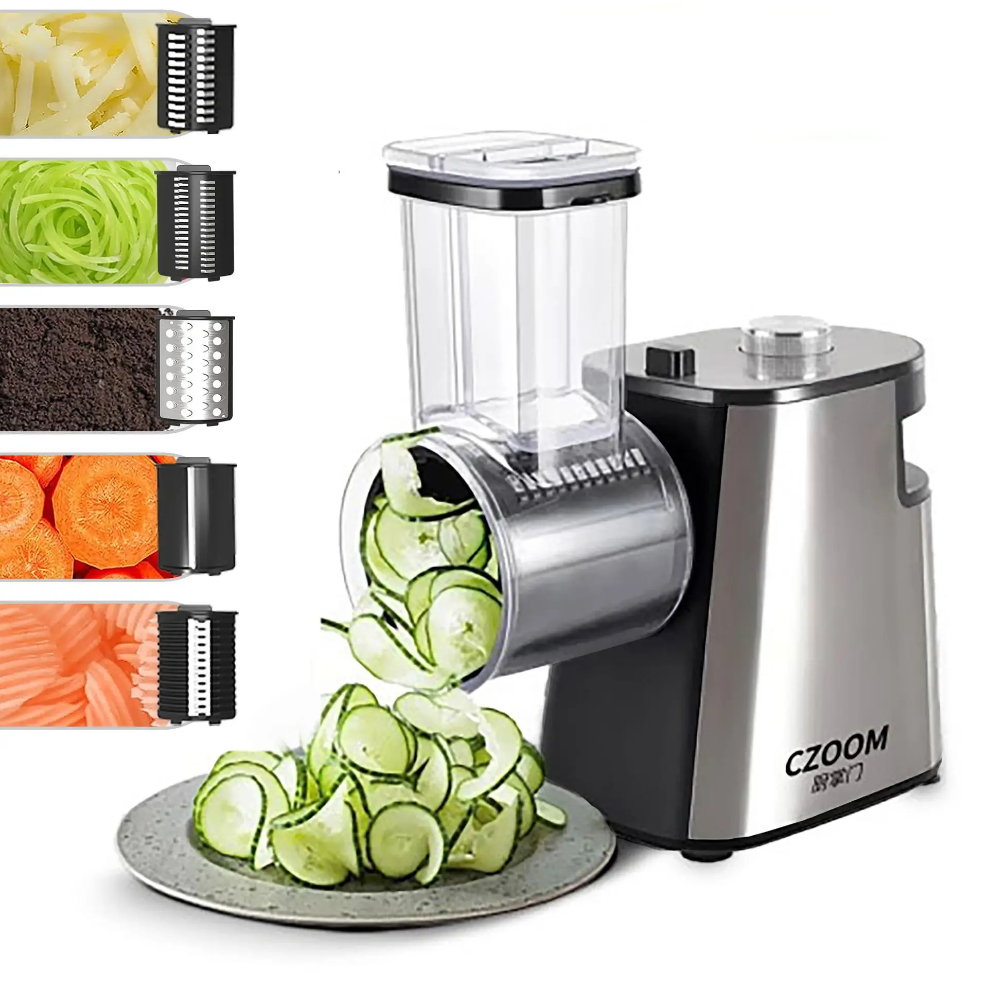 Multifunctional Electric Vegetable Cutting Artifact Potato Slicing Carrot Shredded Shredded Household Vegetable Cutting Machine