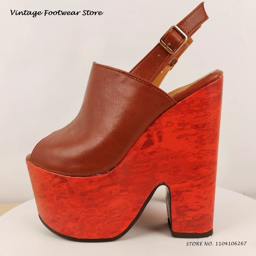 Red Wooden Effect P… - image