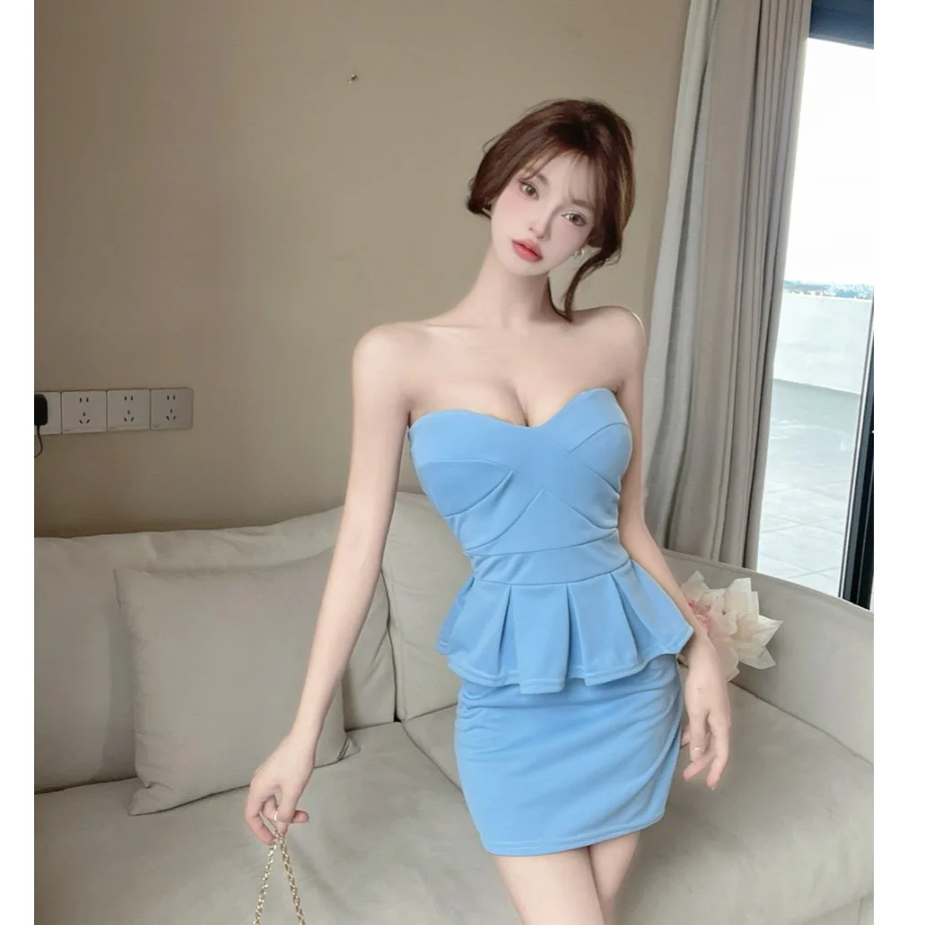 مثير Strapl التفاف حول Bodycon Dr المرأة Svel عالية الخصر الحرير البوليستر الصيف Faion Ele ort تنورة