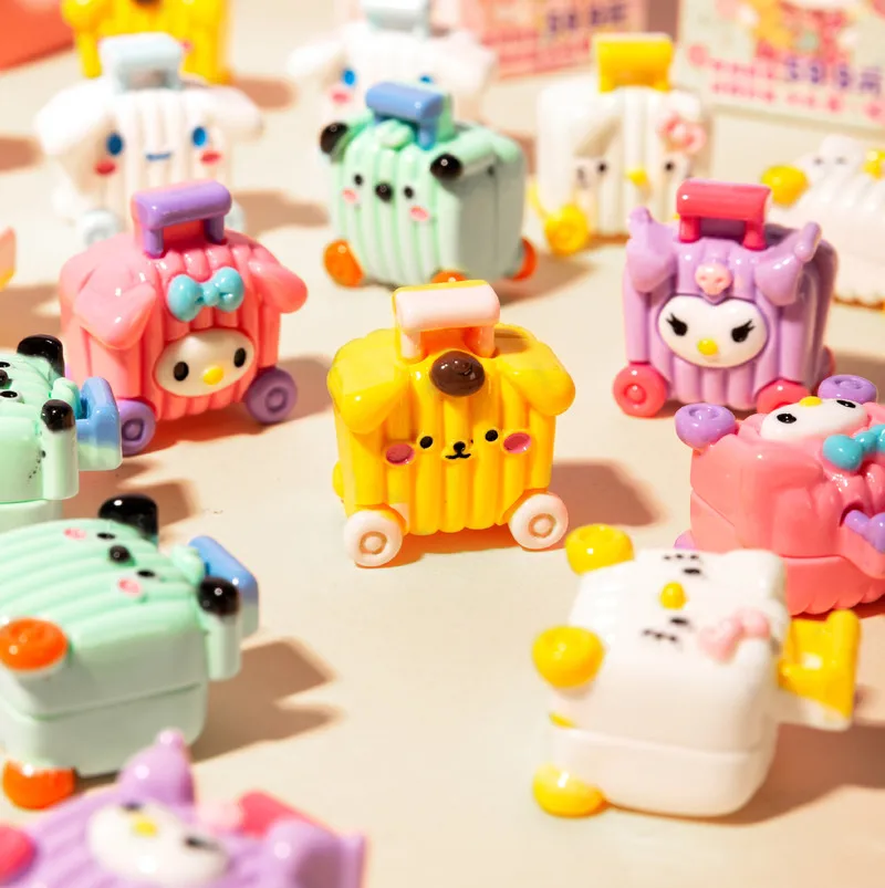 36pcs Sanrio Blind Box Toys Anime Figurine Handmade Ornaments Random Blind Box Cute Resin Doll Decor Toy For Kids Holiday Gifts