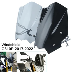 For BMW G310R 2016 2017 2018 G 310 R Windscreen Windshield Shield Screen with Bracket G310 R Fairing Motorcycle Accessories