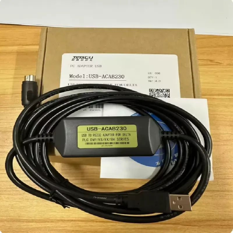 New, Ready Stock Brand New for PLC Cable Black Cable USB-ACAB230 .AA0 for Plc