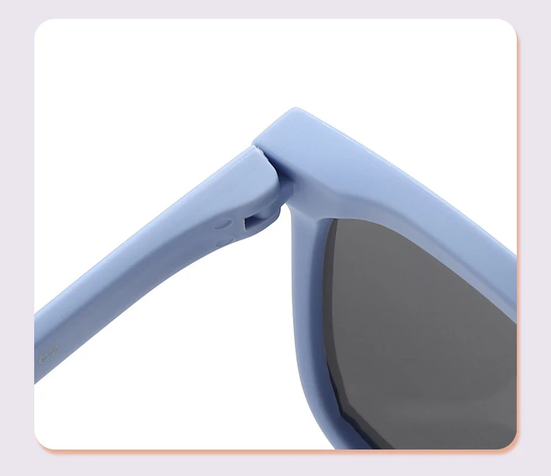 Kindersonnenbrille, großer Rahmen, modischer Sonnenschutz, Anti-Ultraviolett-Silikon, polarisierte Kinderbrille 23048 23048 – Detail 6