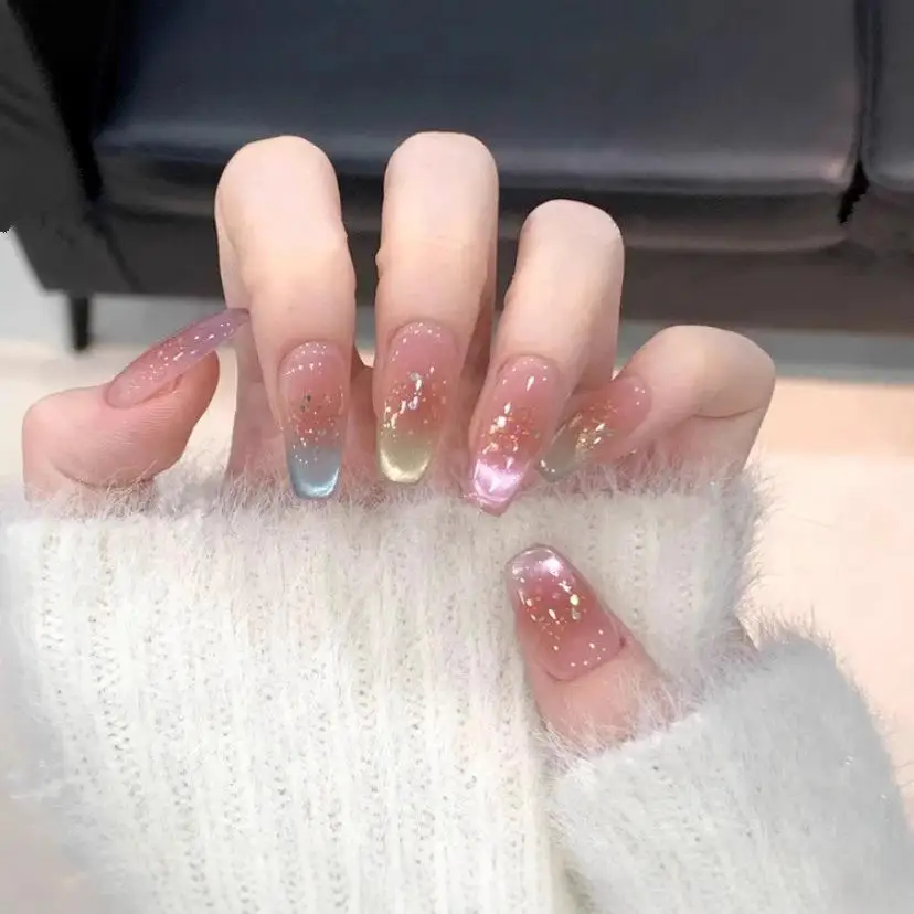 

Наклейки для ногтей ручной работы: белые, с эффектом переливания, для создания радужного дизайна, премиум-класса, для создания настроения, с эффектом переливания, для красоты ногтей