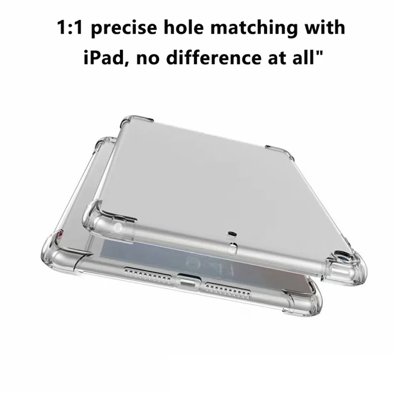 Transparent Protective Case For IPad Air 7 11th 2025 Mini 7 IPad Pro 2024 11 13 Inch Tablet Protective Cover Anti-fall Shell