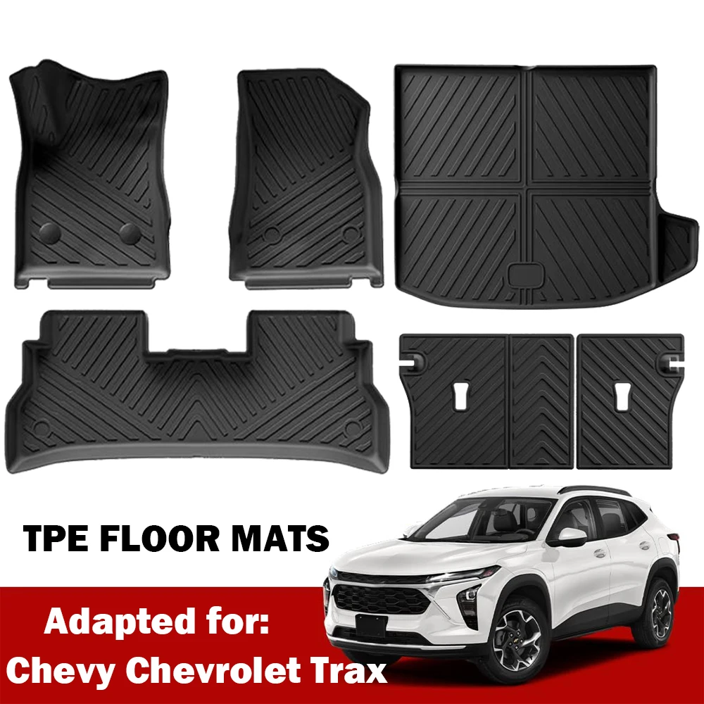 

Коврики для 2024 2025 Chevrolet/Chevy Trax, всепогодная защита, грузовой вкладыш TPE, 3D аксессуары для левого руля