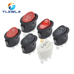 2PCS KCD7 Oval Switch 2 Pins 2 Gears / 3 Pins 3 Gears, Electric Kettle Rocker Power Switch Rocker Switch with/withou Light