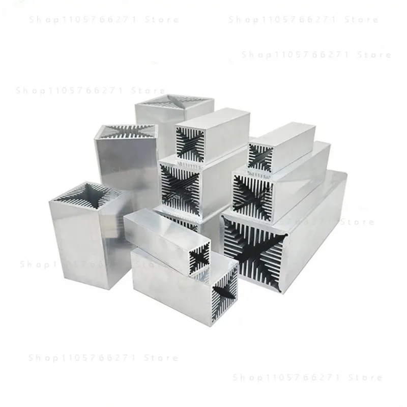 Multi-specification High Power Wind Tunnel Heat Sink, Customizable, Aluminum Profile Radiator