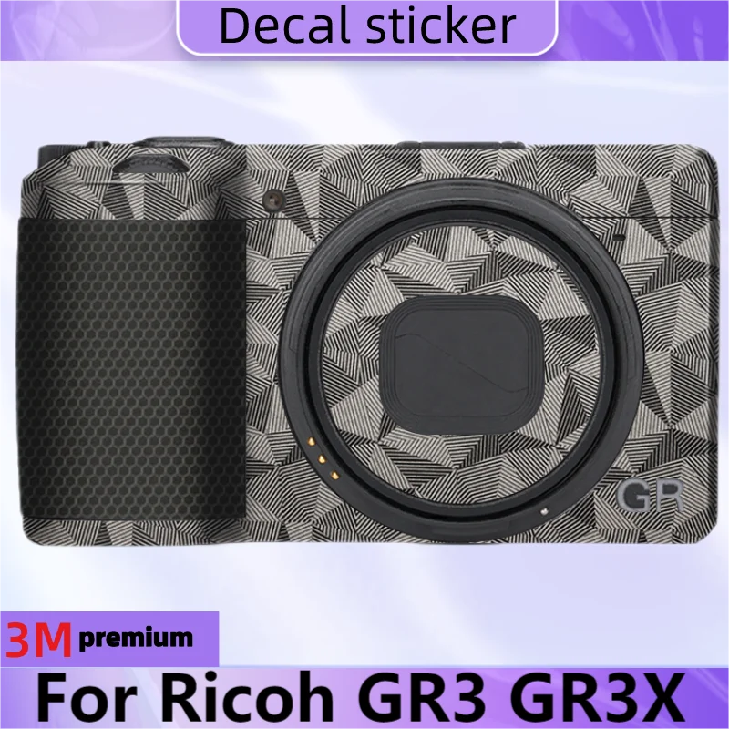 For Ricoh GR3 GR3X Camera Sticker Protective Skin Decal Vinyl Wrap Film Anti-Scratch Protector Coat GRIII GRIIIX