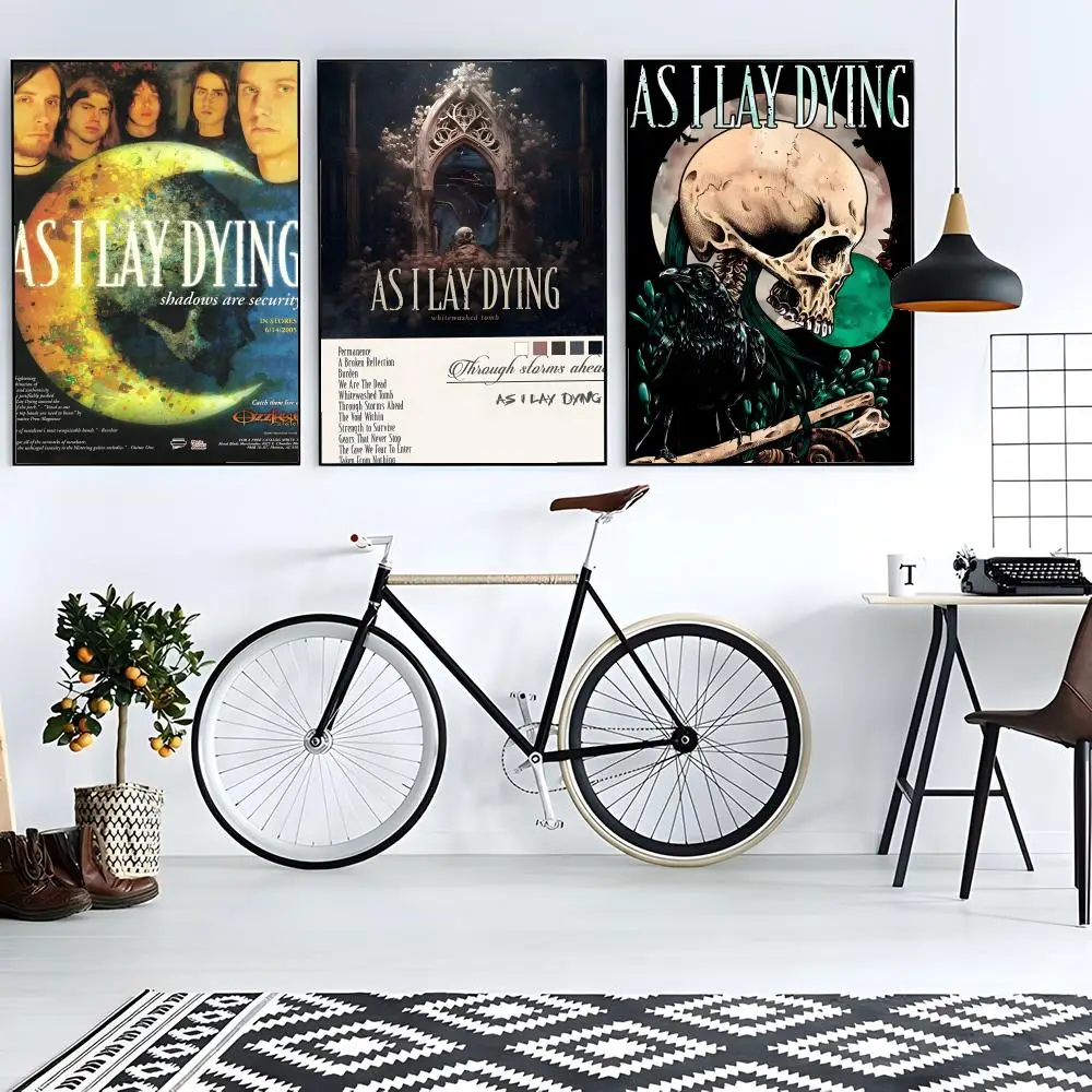 band metal A-As I Lay Dying Poster retro art restaurant bar decoration