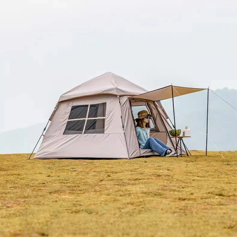 

Portable Folding Camping Tent Travel Waterproof Automatic Camping Tent Sunshade Light-Weight Tenda De Acampamento Outdoor Tools