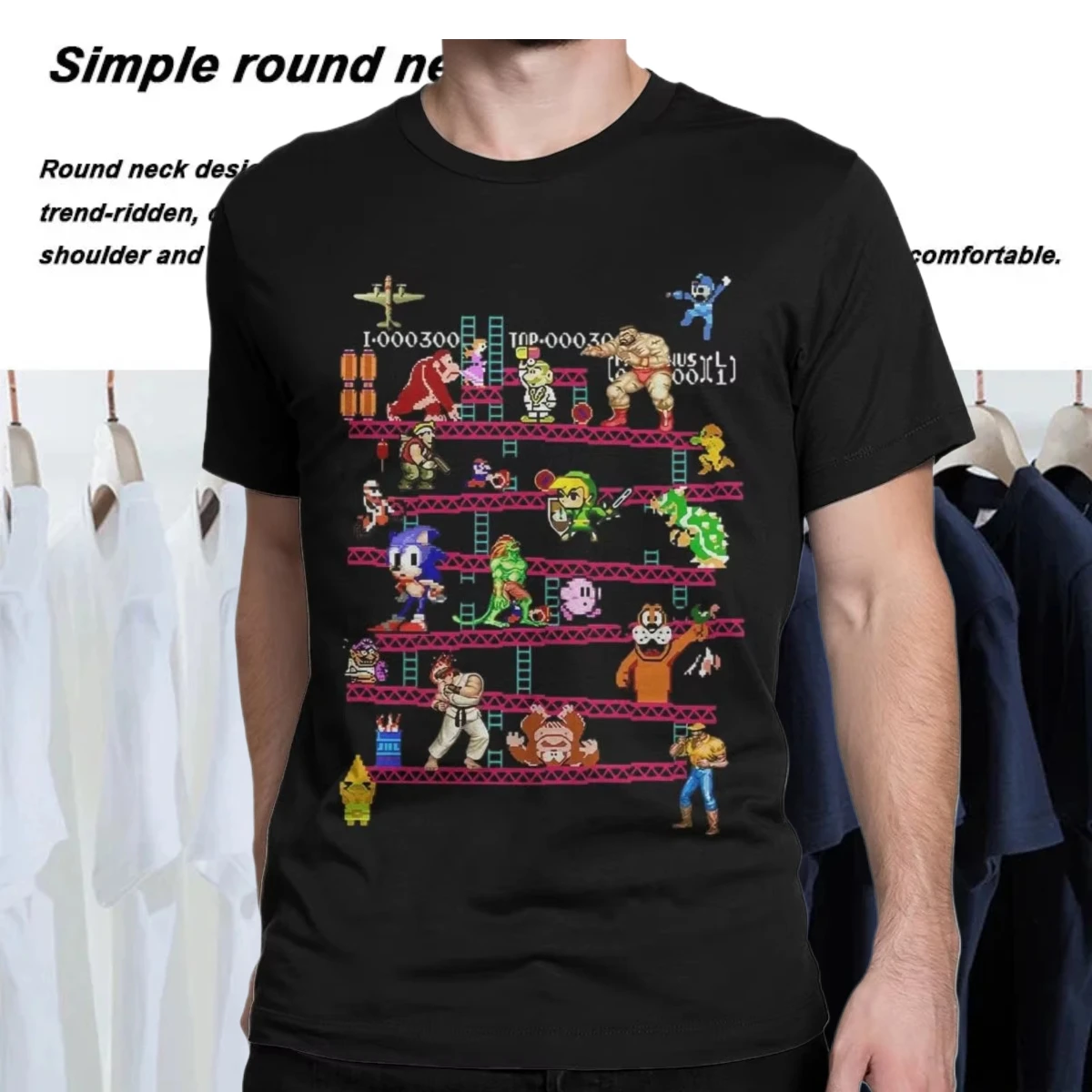 Arcade Game Collage T-Shirt 1