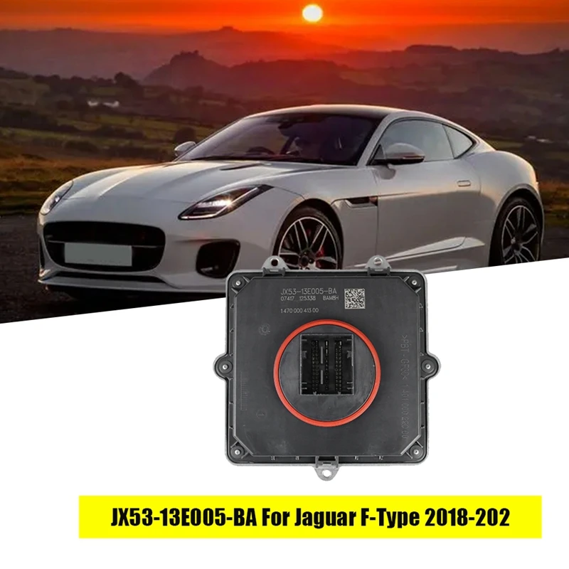 

LED Headlight Control Unit JX53-13E005-BA For Jaguar F-Type 18-21 Computer Board Driver Head Light Lamp Ballast Module