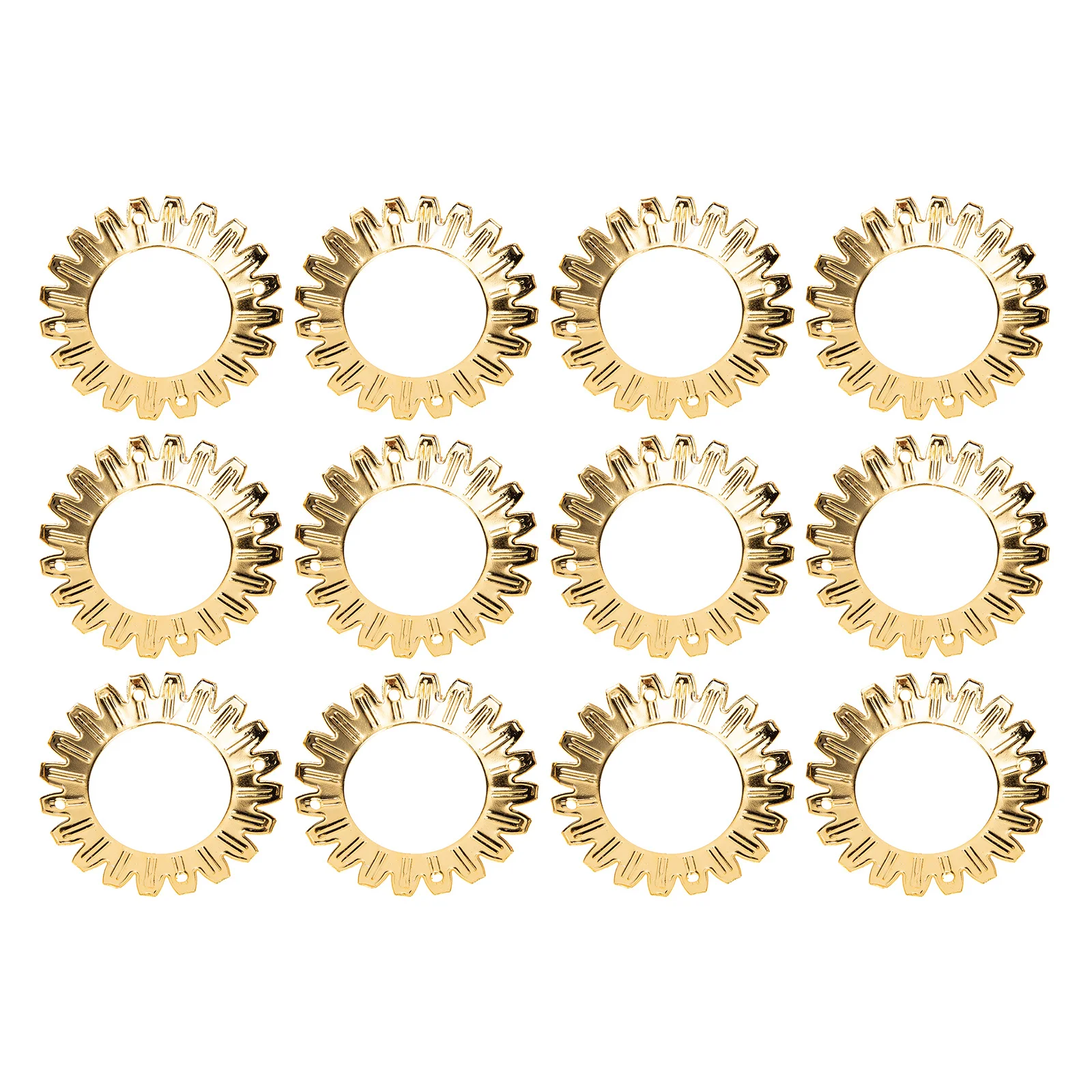 12 قطعة الحديد ل الثريا مكتب حلقات أرضية مصباح ملحقات المصابيح تركيب المصابيح اكسسوارات Diy بها بنفسك ديكور المنزل #4