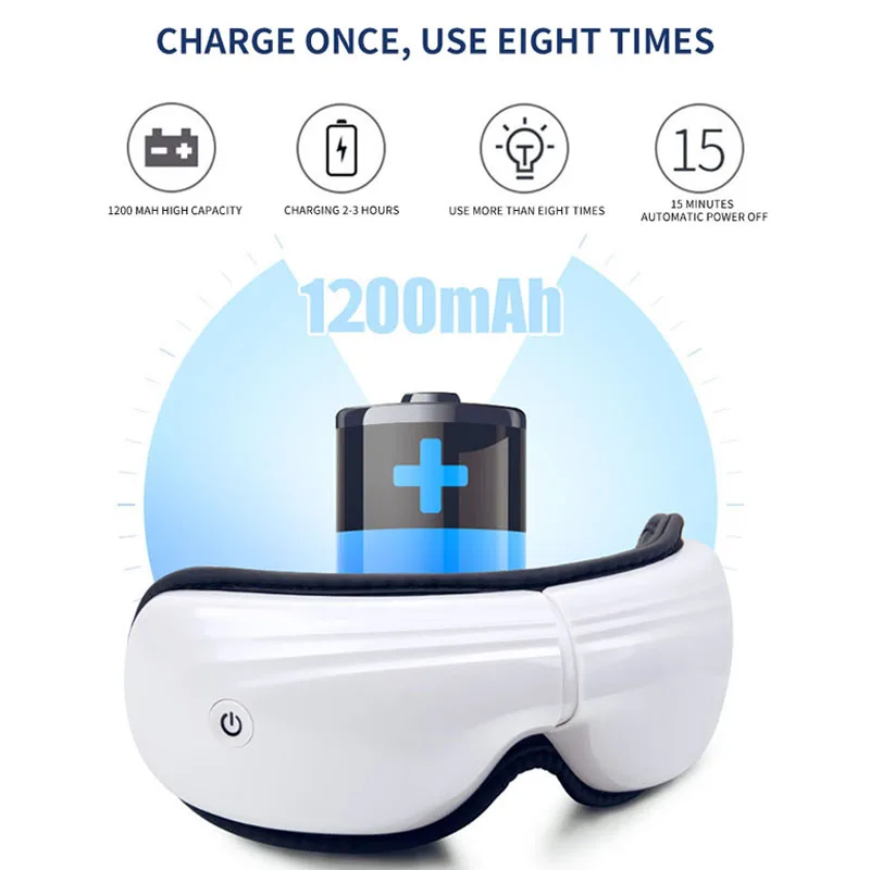 2022 China New Intelligent Smart Mini Electric  Eye Massage Stick Balls 4D Tools Eye Massage Instrument