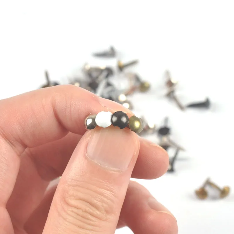 100pcs Mini Black White Metal  - Embellishments For Scrapbooking avaliação e preço