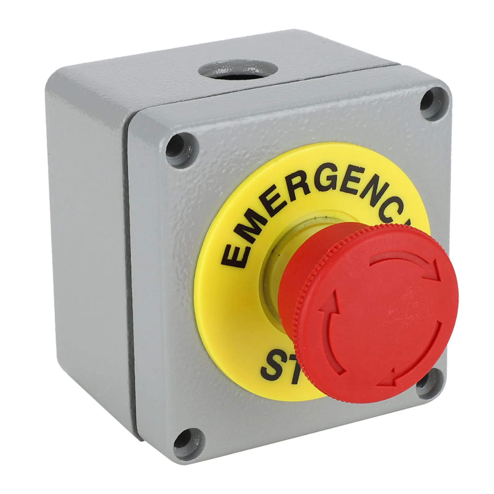 Button Box Push Button   Box 1 Button Emergency Stop Control  Box IP66 Dustproof Waterproof 80x75x60