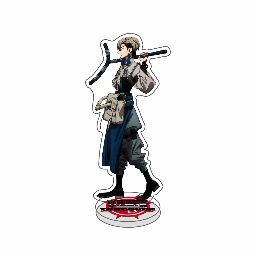 Anime-Figur Gachiakuta Acryl-Standmodell Schlüsselanhänger Rudo Enjin Zanka Riyo Jabber Schreibtisch-Deko Sammlung Cosplay-Fan-Geschenke – Detail 3