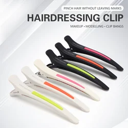 6Pcs Salon Alligator Hair Clips Traceless Hairdressing Clips Claws Section Barbershop Beauty Styling Tools Hairpin Accessories