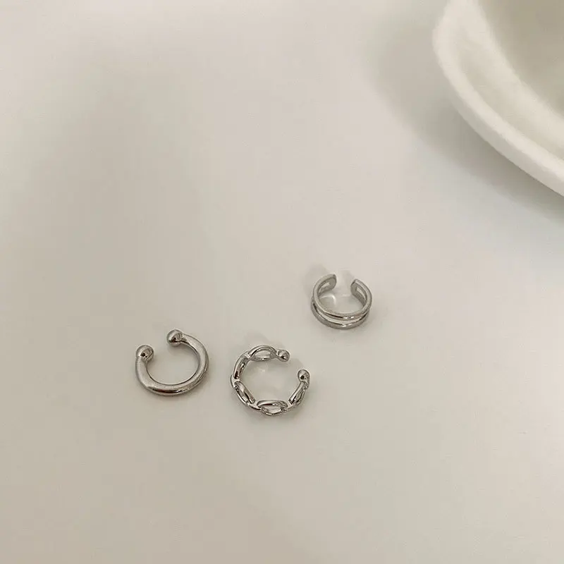 Occasion Mexicaans alpaca oorclips met parelmoer - Juwelier Jansen
