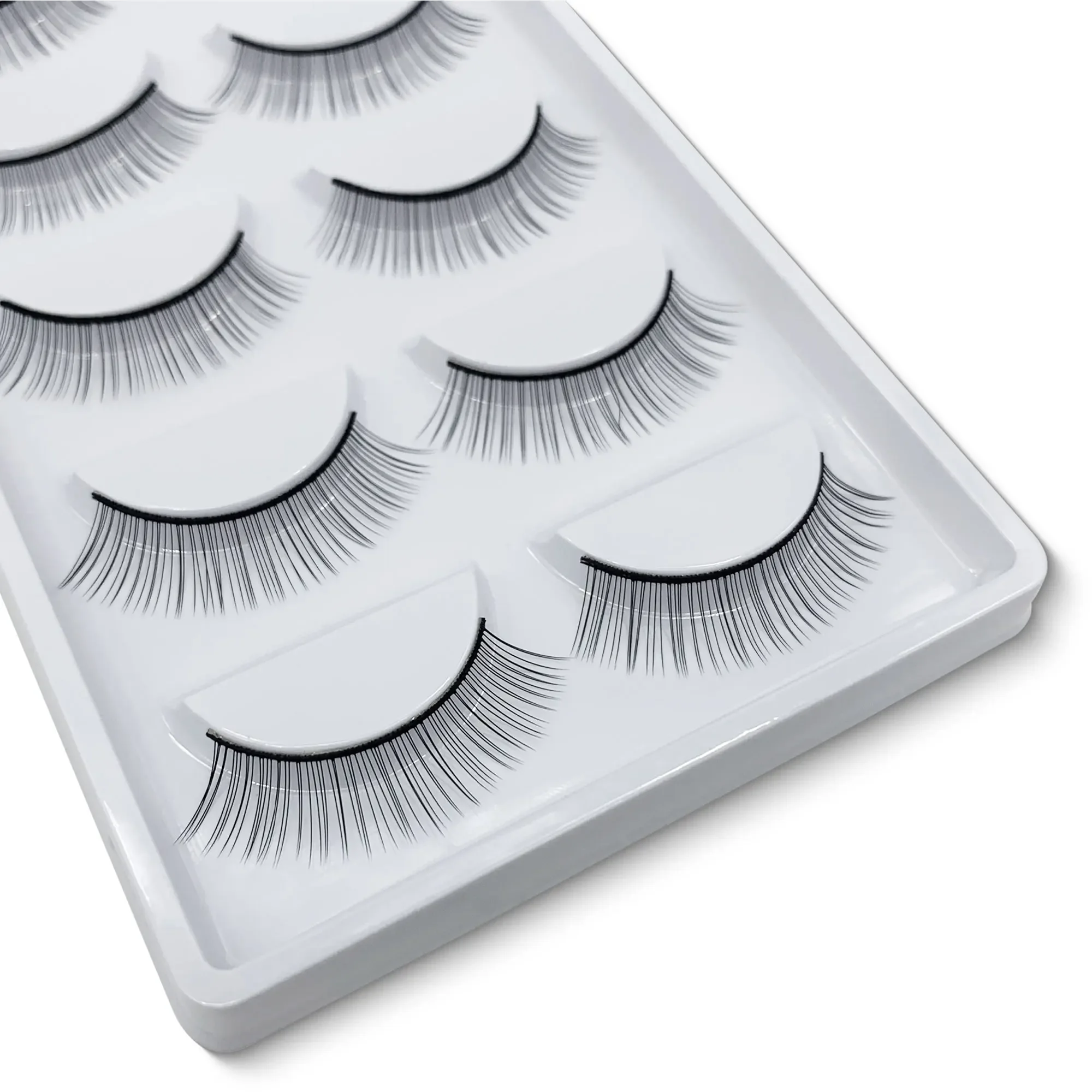 1/5/10Boxes Training Lashes Beginner False Eyelashes Practice Mink Lashes Strip Individual Lashes Eyelash Extension Tools