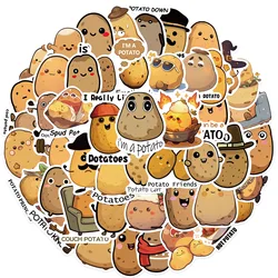 cute Potato Stickers 50 Pcak | Vinyl Waterproof Stickers for Laptop,Bumper,Water Bottles,Computer,Phone