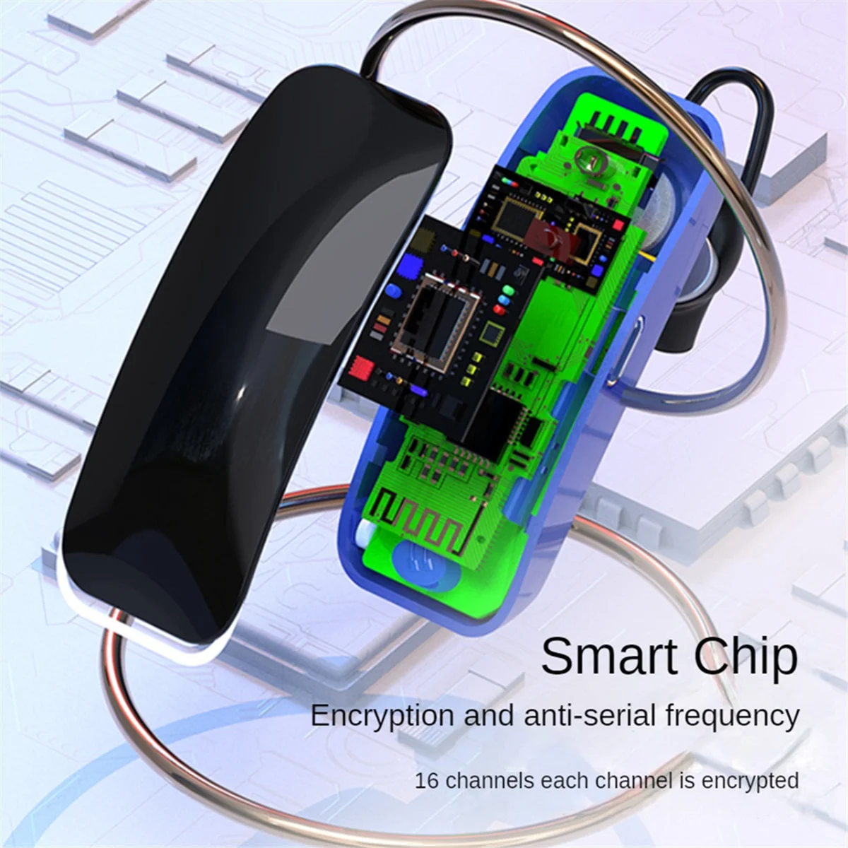 POP-lWalkie Talkie ヘッドセット トランシーバー オールインワン マシン 500 平方フィート用 トランシーバー ミニ Bluetooth