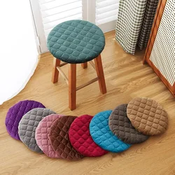 Thickening Solid Color Elastic Round Stool Covers Universal Bar Counter Lifting Chair Cover Soft Anti Dirty Dining Stool Covers