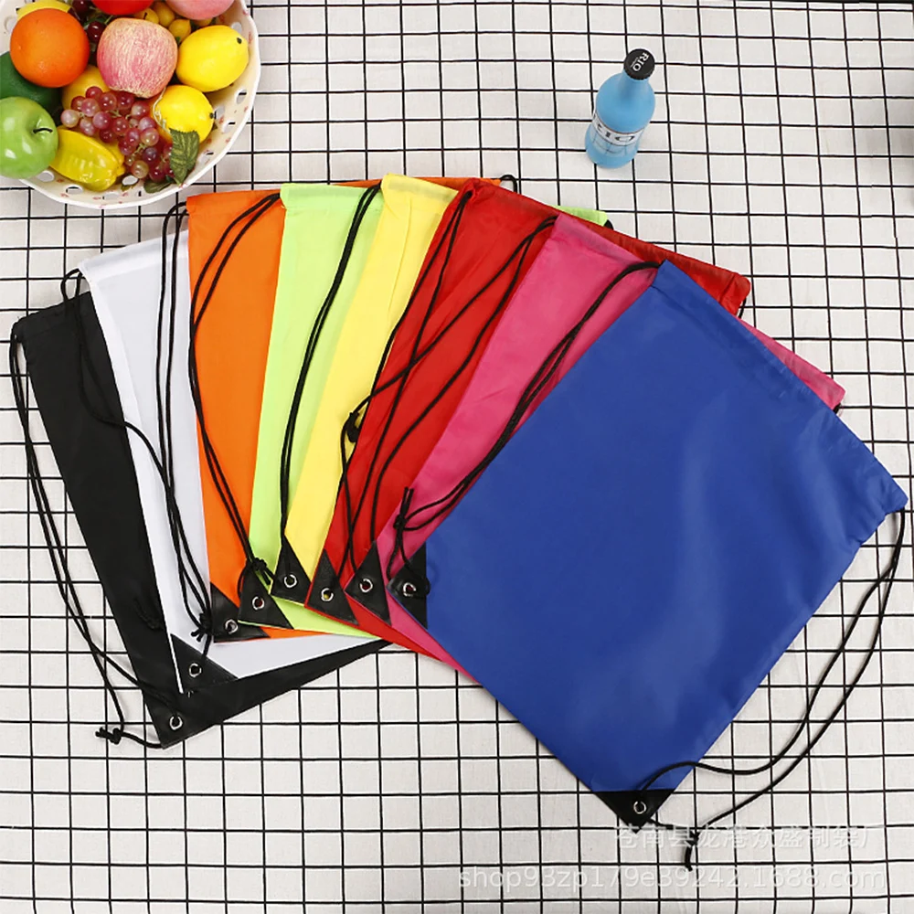 Team Training Drawstring Bag Portable Sports Backpack Basketball Football Volleyball Storage Sack