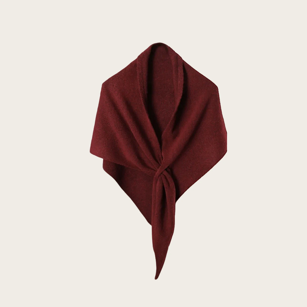 Scarf Women Triangle Shawl Wool Blend Knit Wrap Neck Warmer Fall Outerwear Solid Color Stole PL Wholesale Ready Stock