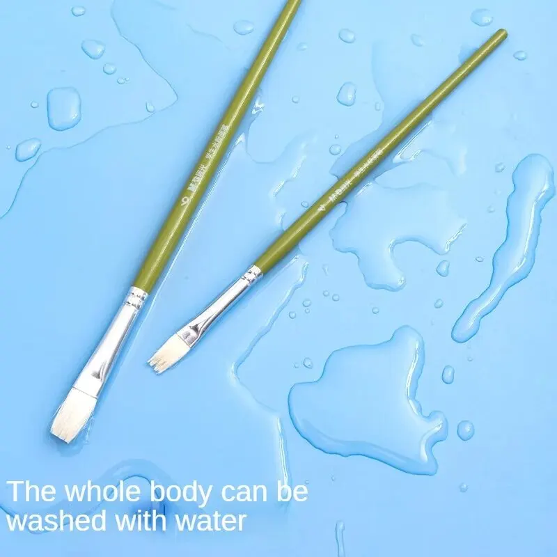 M & G-Student Guache Brush, Art, Small, Papelaria Presente, Dando, ABH97804, 4 pcs