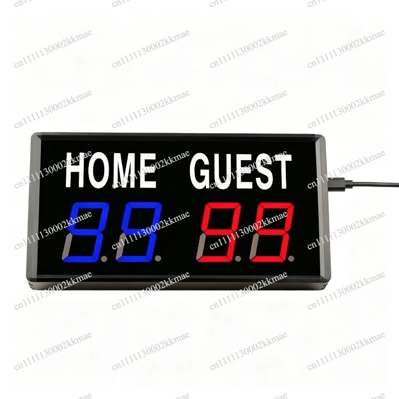 Multi-Sport Electronic LED Scoreboard with Wireless Remote Control for Basketball, Table Tennis and Soccer