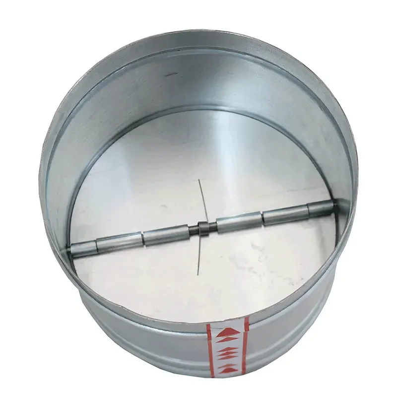 100-250Mm One-way Check Valve Galvanized Check Valve for Kitchen Public Flue Range Hood