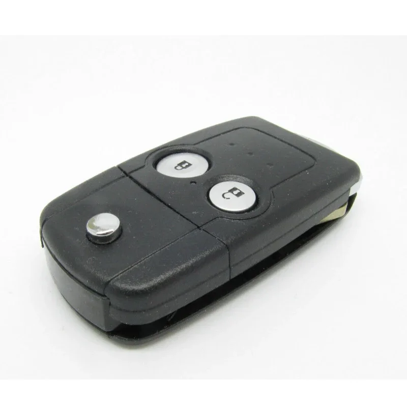 2 Button Key Case for HONDA CIVIC ACCORD JAZZ CRV HRV Folding Replacement Remote Control Key Fob Case