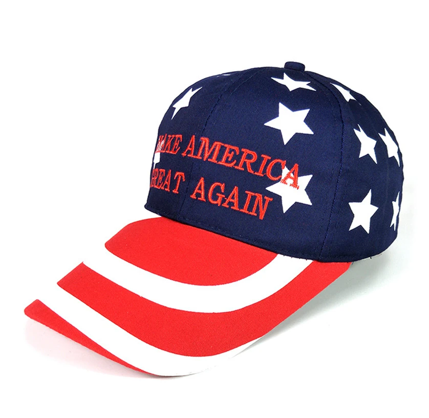 1 pc Man woman wide brim snapback caps USA 2024 election us flag trump baseball hat make American great again slogan sun hats