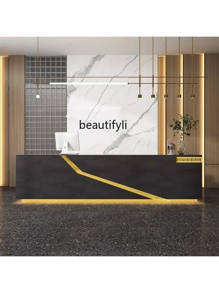 

1184Modern Simple Clothing Store Cashier Small Shop Hair Salon Bar Beauty Salon Reception Desk