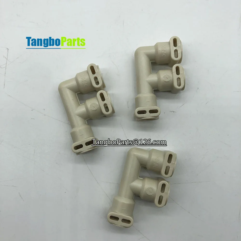 3Pcs Coffee Machine Parts 3-Way Connector F-Type Adapter For Dr.coffee SAECO Kalerm JURA Coffee Maker 3Pcs Coffee Machine