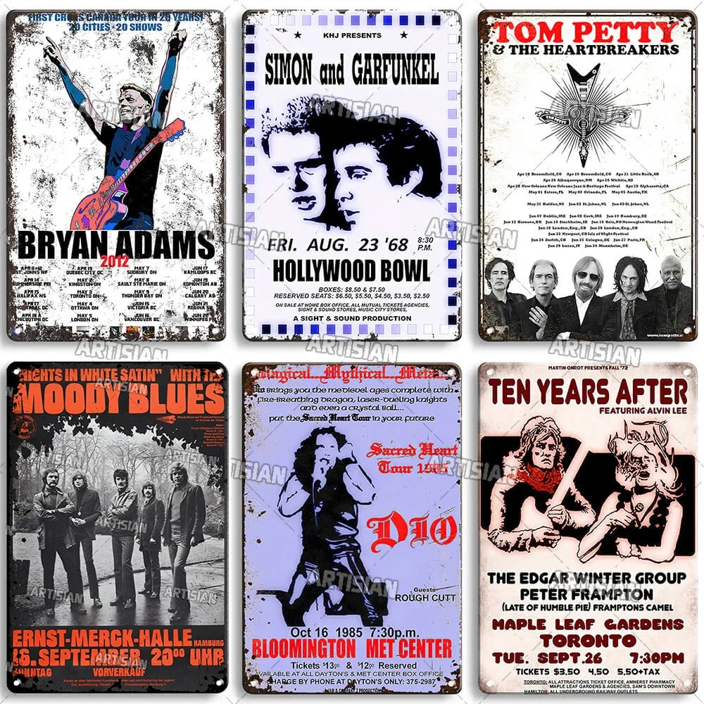 لافتة قصدير معدنية لموسيقى الروك الكلاسيكية الفنية ، المنزل ، البار ، ديكور الجدار ، لوحة مجوية ، مقهى ، فن اللافتات المعدنية ، ديكور صناعي #4