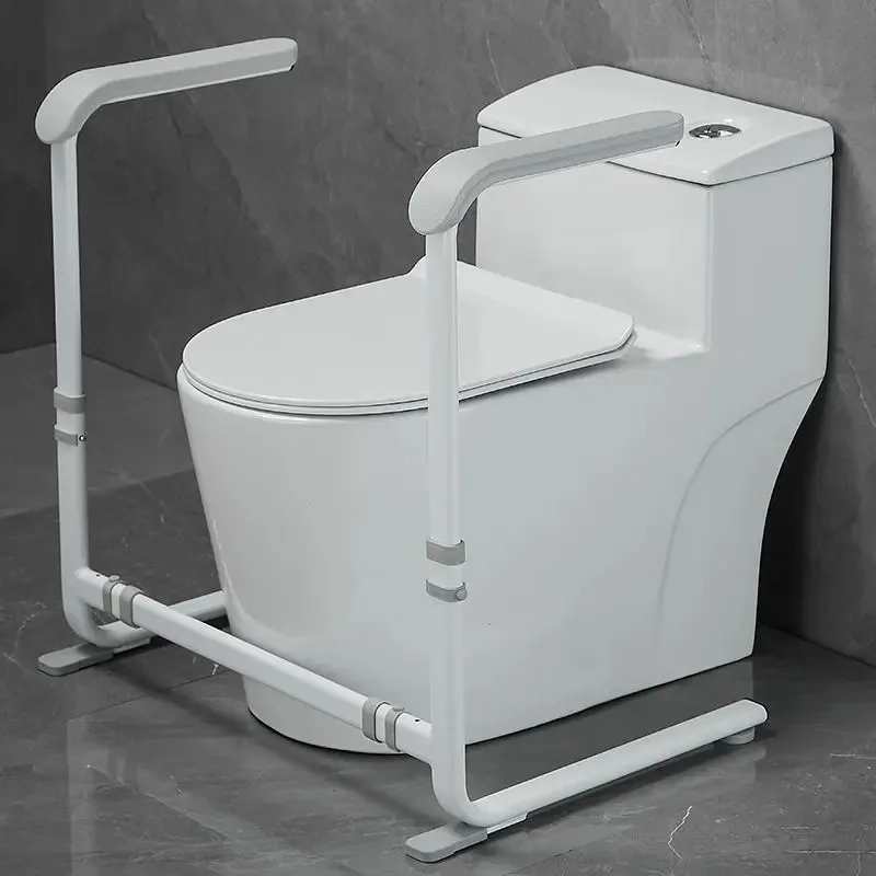 The elderly do not punch the toilet armrest the elderly get up safe railing anti-skid power