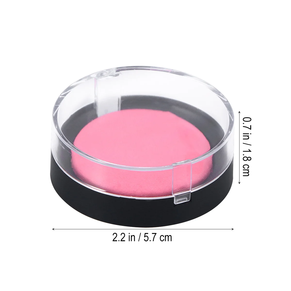 أحمر خدود معدني مضغوط غير لامع، أحمر خدود مكياج وردي خوخي للنساء، وجه طبيعي طويل الأمد وجيد التهوية