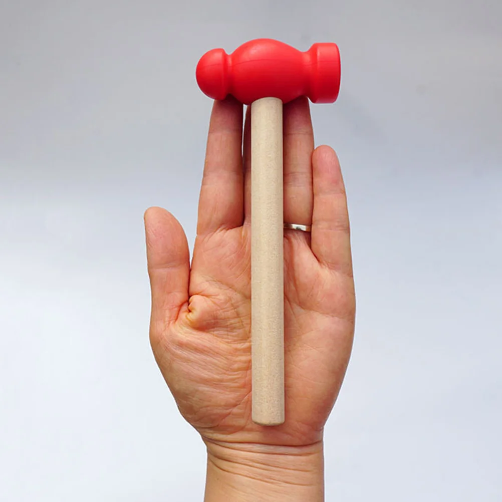 4 stks Kids Hamer Kinderen Fantasiespel Tool Set Simulatie Houten Hamer Voor Peuter Stampende Spelletjes Baby Raken