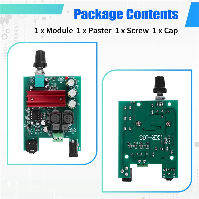A72T Power Amplifier Board High-Sensitivity Mono TPA3116 Subwoofer Amplifier Module With NE5532 OPAMP