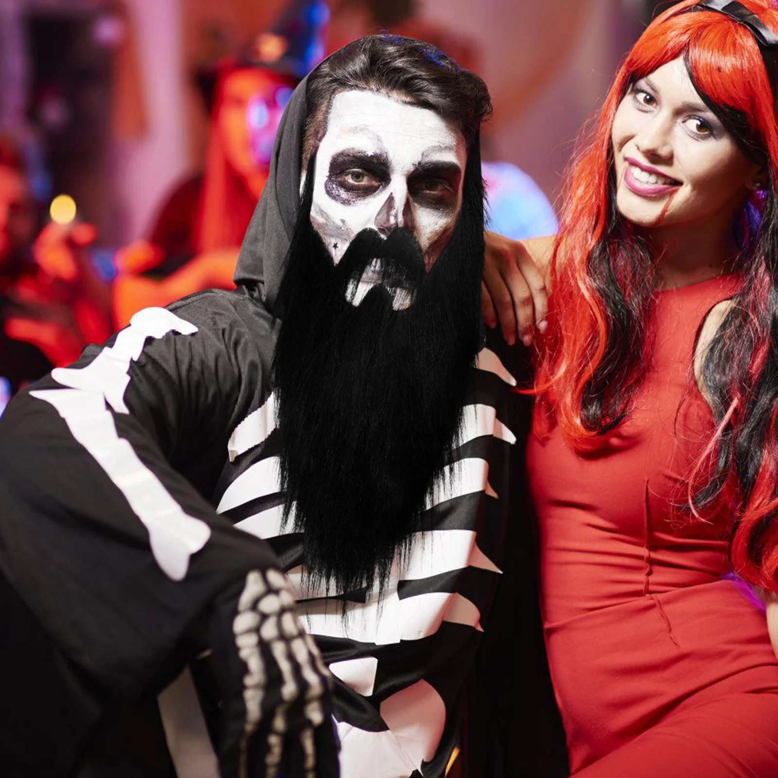 

Large Realistic Beard Fake Mustache for Cosplay Party Halloween Stage Performance Realistic Mustache Accessories