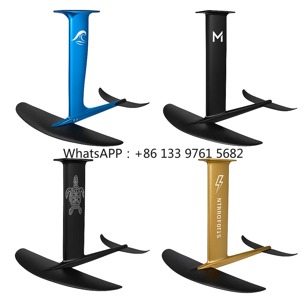 

2025 Hot SaleCustomized Hydrofoil System for Surf Wing SUP CNC Aluminum Mast Carbon Fiber Wings with la-ser Logo OEM Available